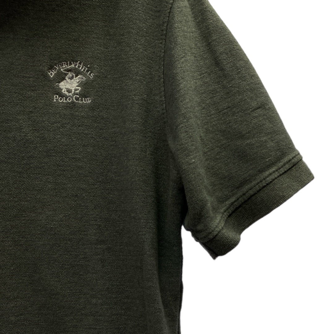 Beverly Hills Polo Club Men's Small Modern Fit Dark Grey Short Sleeve Shirt  | Wish Upon a Star